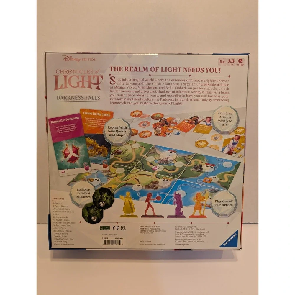 Ravensburger Disney‎ Chronicles of Light Board Game Sculpted Miniatures Teamwork